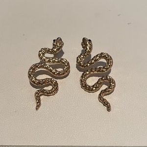 Snake earrings